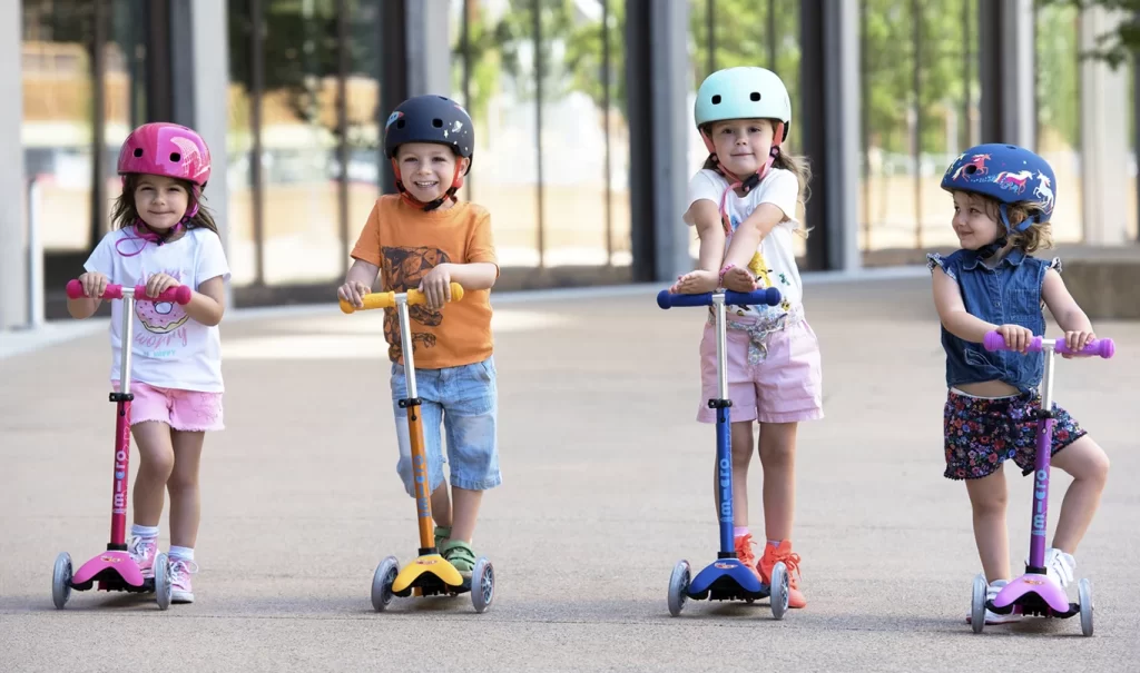 فواید اسکوتر سواری برای کودکان